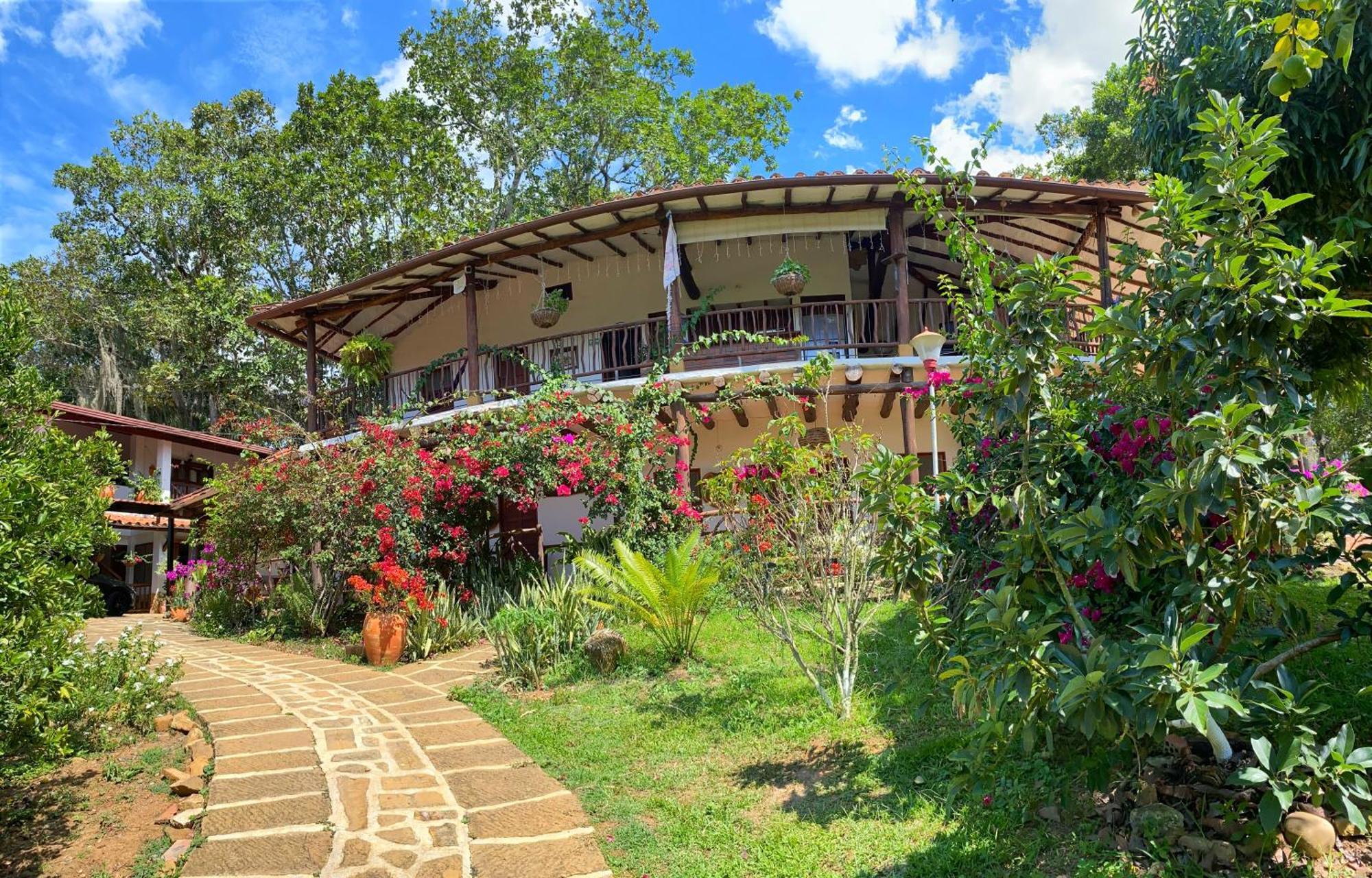 Hostal Villa San Rafael Barichara Exterior foto